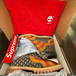 Timberland 6" Boot Supreme Stars & Stripes Wheat Men’s Sz 13